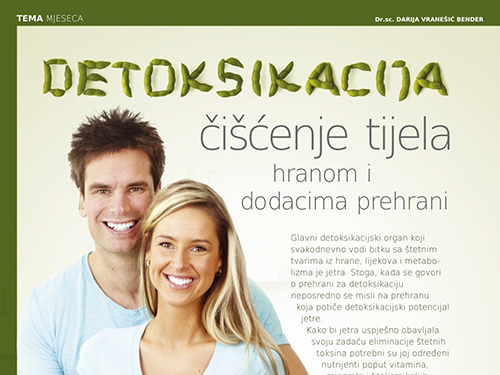 Detoksikacija - čišćenje tijela hranom i dodacima prehrani