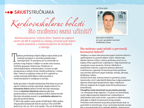 Kardiovaskularne bolesti – Dr. Ostrički