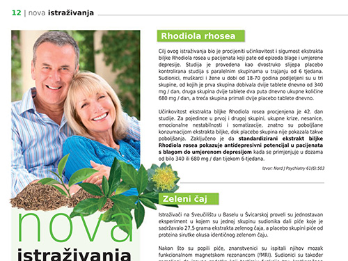 Alfa-lipoična kiselina, rhodiola rhosea, zeleni čaj i kineski ginseng