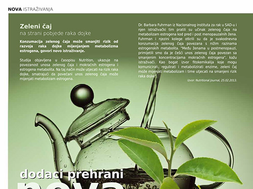 Zeleni čaj, ginko biloba, željezo kod djece