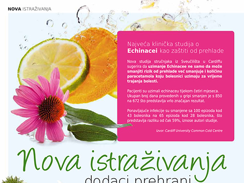 Echinacea, vitamini B i bioflavonoid hesperidin