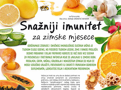 Snažniji imunitet za zimske mjesece