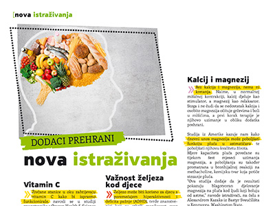 Vitamin C, željezo kod djece, kalcij i magnezij, B kompleks