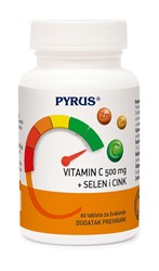 Vitamin C 500 mg + Selen + Cink