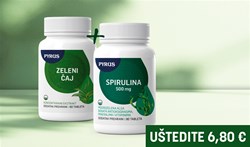 SET Zeleni čaj & Spirulina