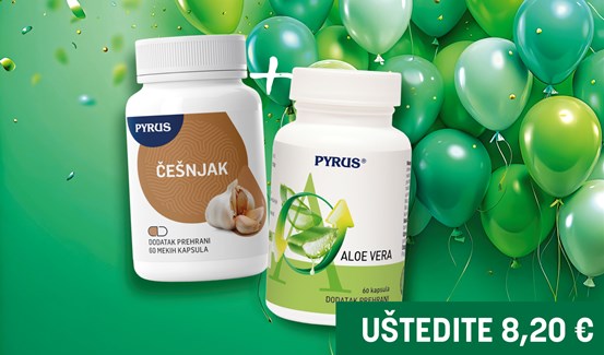 SET Češnjak & Aloe vera