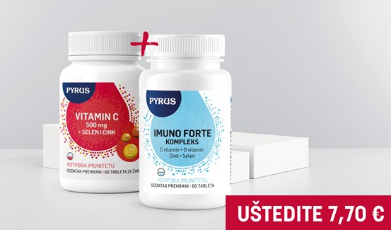 Vitamin C + cink i selen & Imuno forte