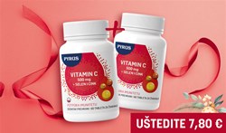 2 x Vitamin C + selen + cink, 60 tbl