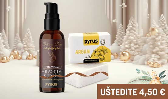 hranjivi serum za lice & argan sapun