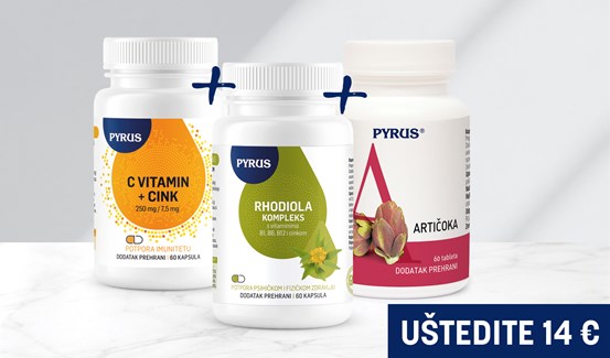C vitamin+cink & Artičoka & Rhodiola