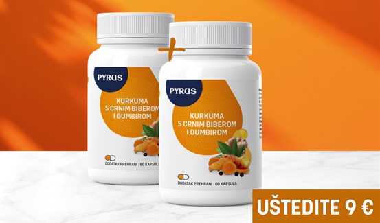 2 x Kurkuma s crnim biberom i đumbirom