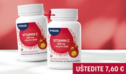 2x Vitamin C + selen i cink