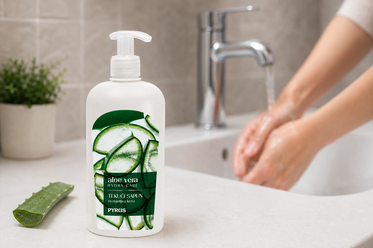 Aloe Vera Hydra Care tekući sapun za ruke - fotografija 1