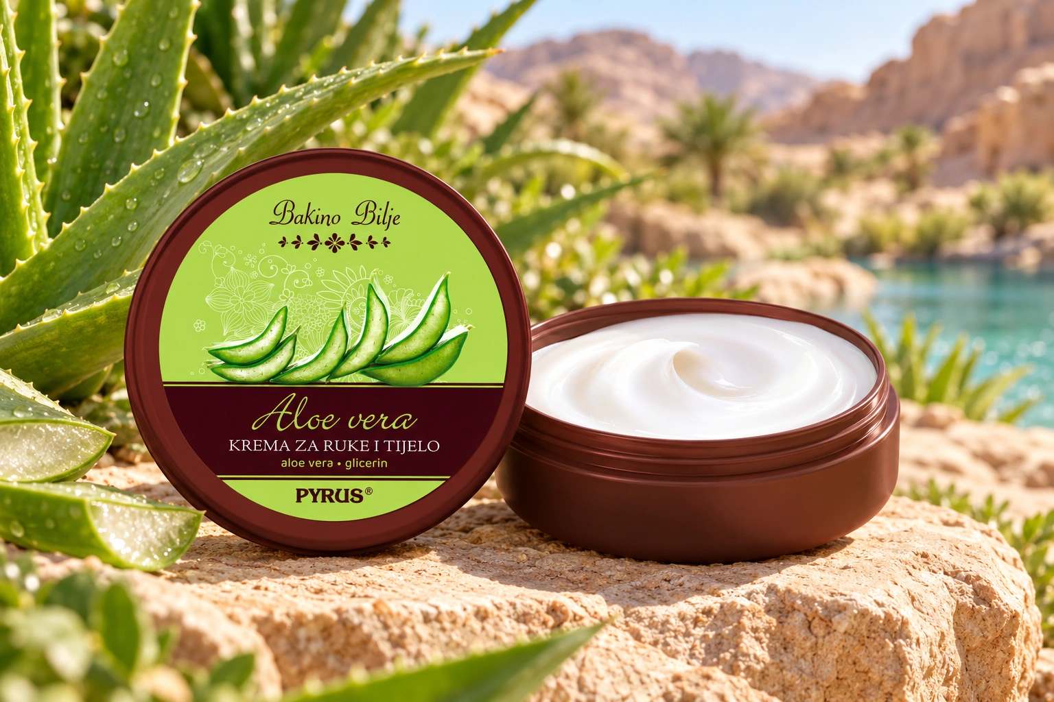 Aloe Vera krema za tijelo i ruke - fotografija 1