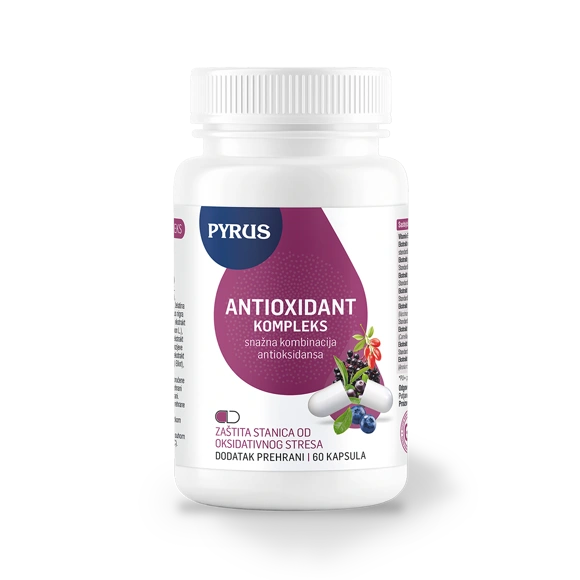 Antioxidant kompleks - kurkuma, borovnica, acai, goji, crna bazga, brusnica, aronija, zeleni čaj