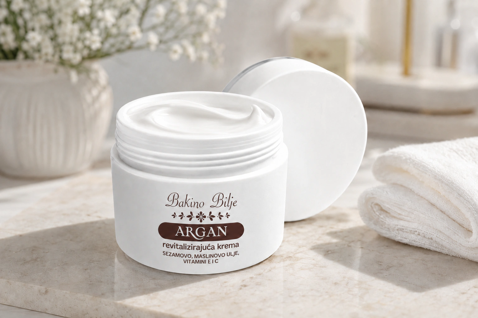Argan revitalizirajuća dnevna krema za sve tipove kože - fotografija 2