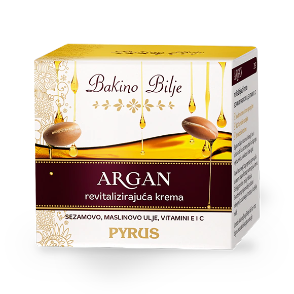 Argan revitalizirajuća dnevna krema za sve tipove kože - kutija