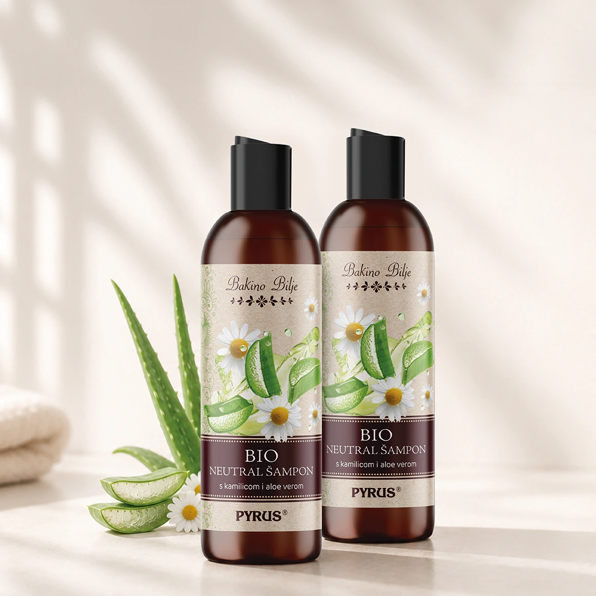 BIO neutral šampon 250 ml (2 kom u setu) - s kamilicom i aloe verom