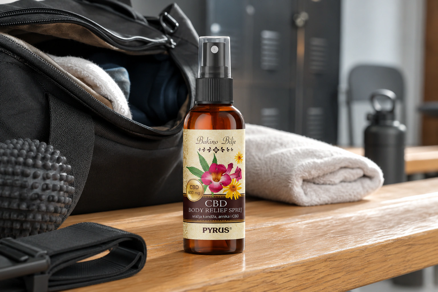 CBD body relief sprej - fotografija 2
