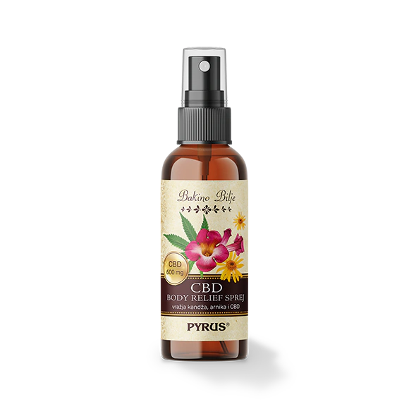 CBD body relief sprej