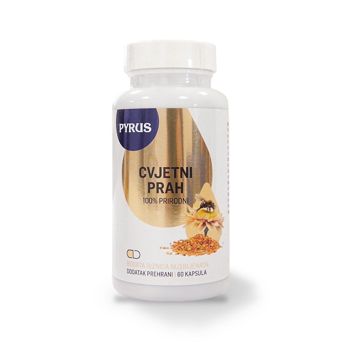 Cvjetni prah 500 mg, 100% prirodni - koncentrat hranjivih tvari