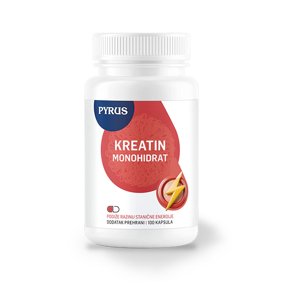 Kreatin monohidrat, 100 cps - Tajna za britak um, vitalnost i zdravo starenje