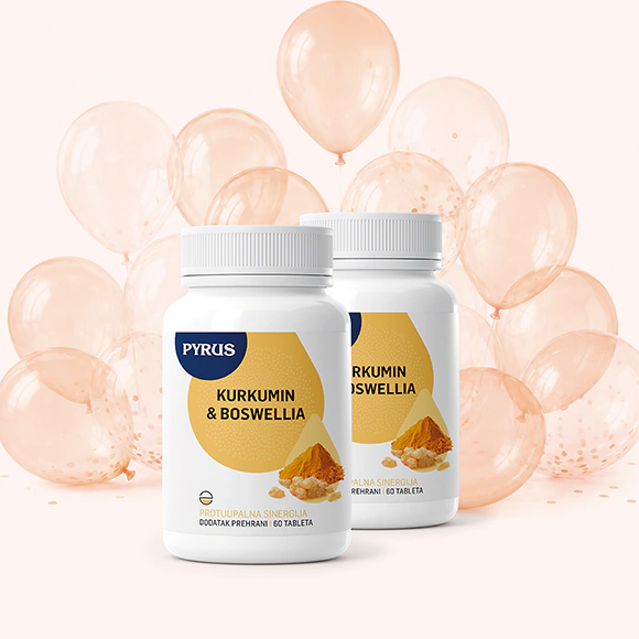 Kurkumin & Boswellia 60 tbl (2 kom u setu)