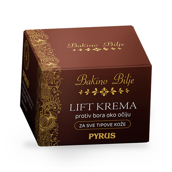 Lift krema protiv bora oko očiju za sve tipove kože - kutija