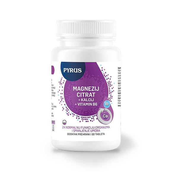 Magnezij citrat + kalcij + vitamin B6