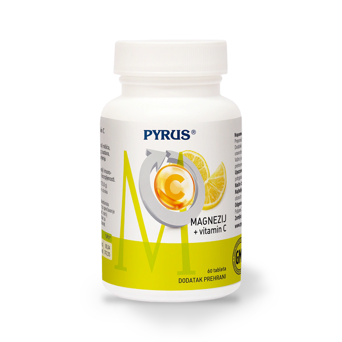 Magnezij + vitamin C - magnezijev citrat