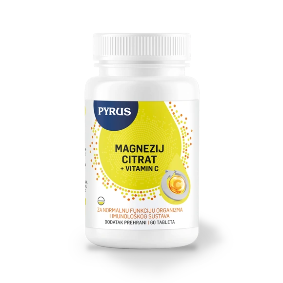 Magnezij + vitamin C - magnezijev citrat
