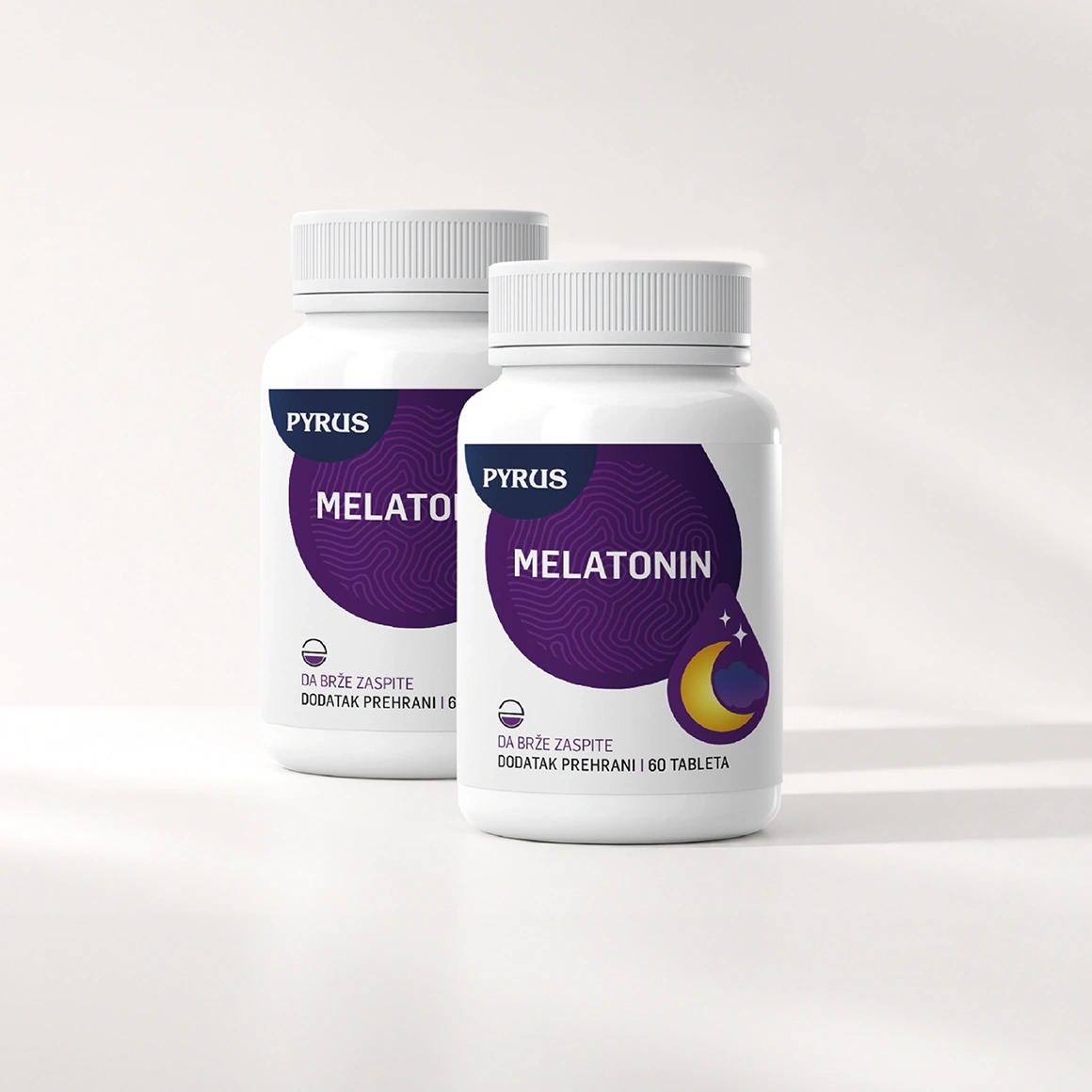 Melatonin 1 mg 60 tbl (2 kom u setu) - "hormon mraka"