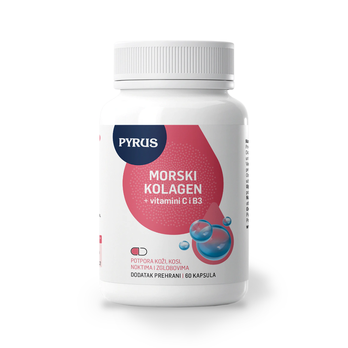 Morski kolagen + vitamini C i B3 - potpora koži, kosi, noktima i zglobovima