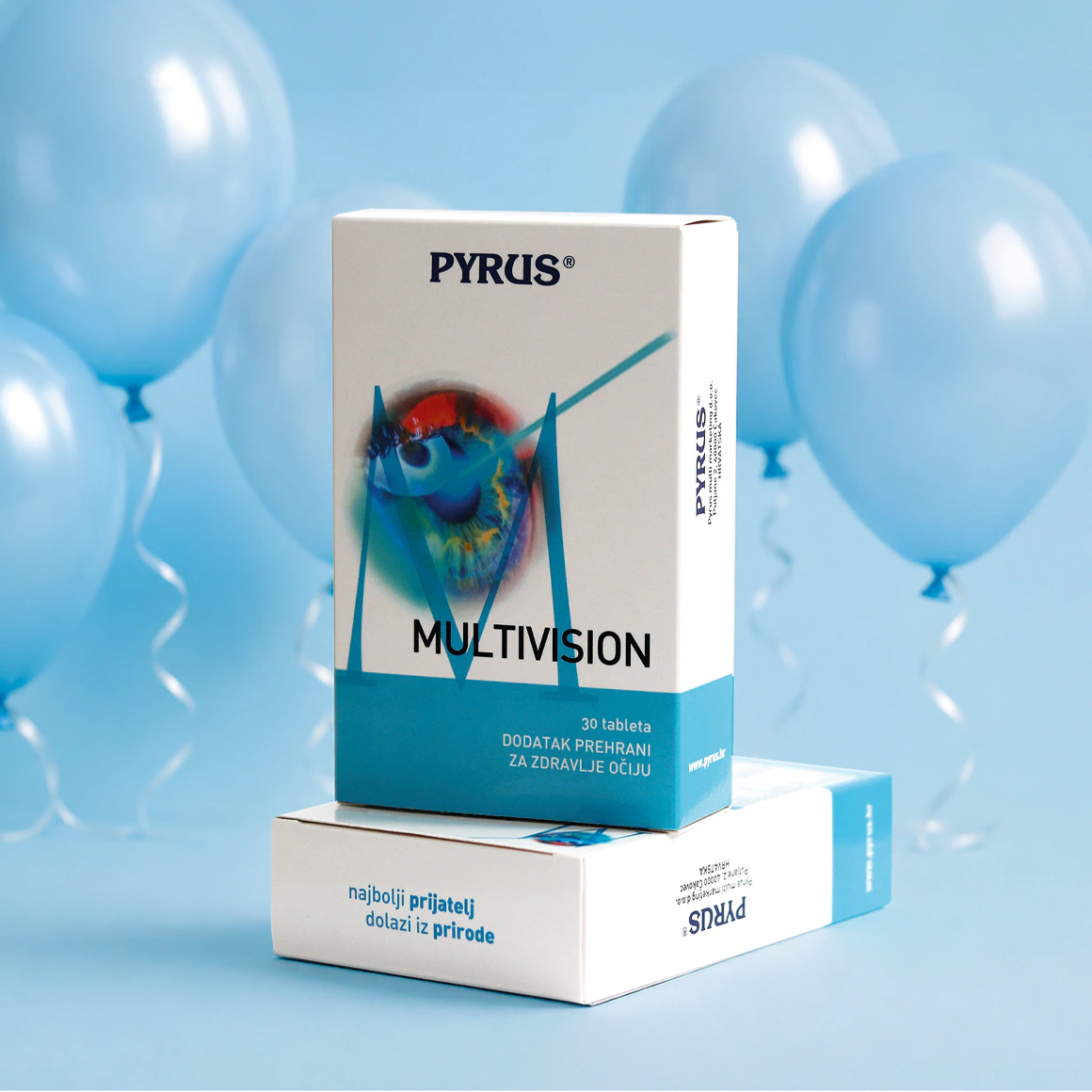 Multivision kompleks 30 tbl. (2 kom u setu) - jedinstvena formulacija za zdravlje očiju s luteinom
