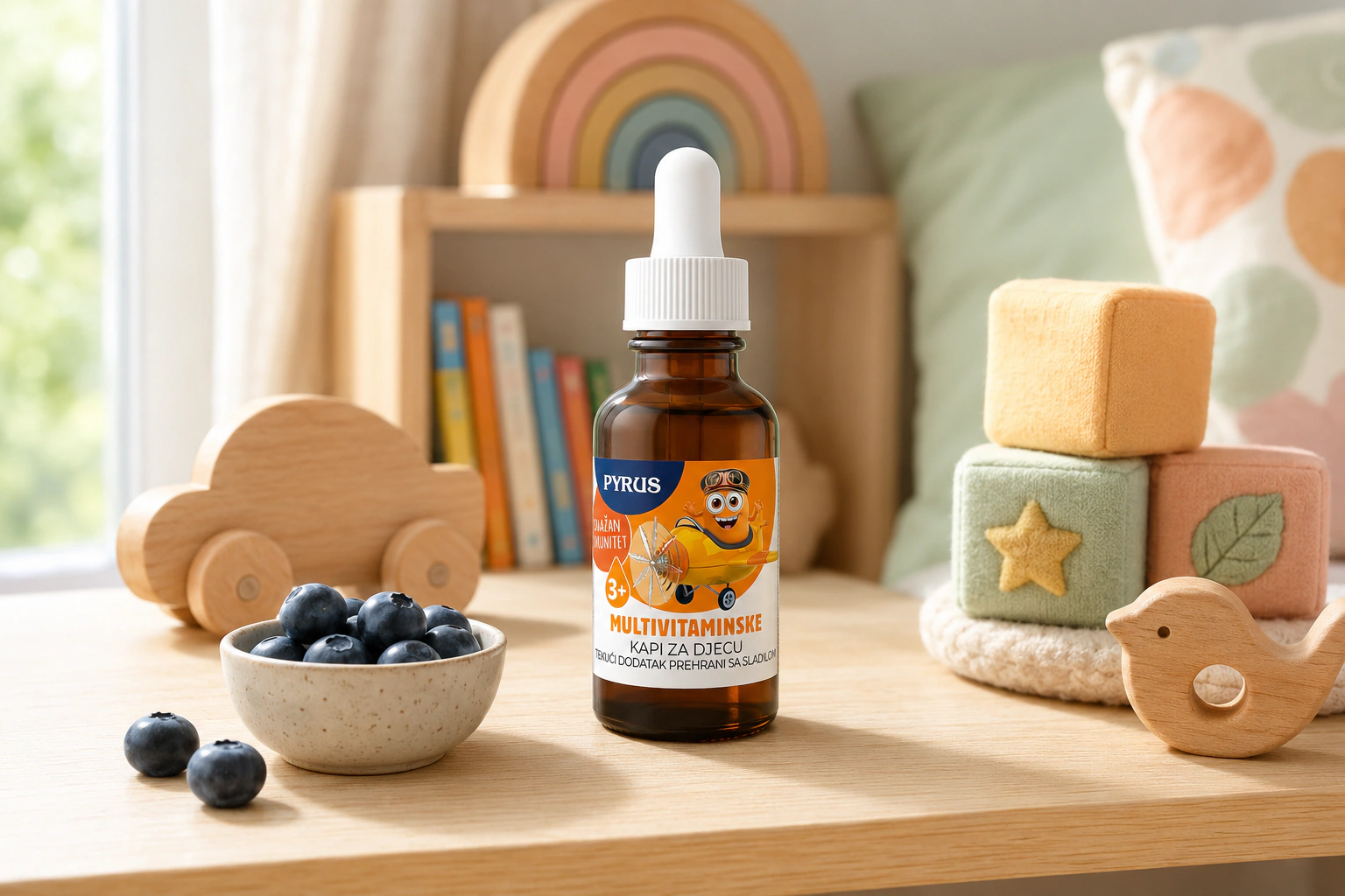 Multivitaminske kapi za djecu - fotografija 1