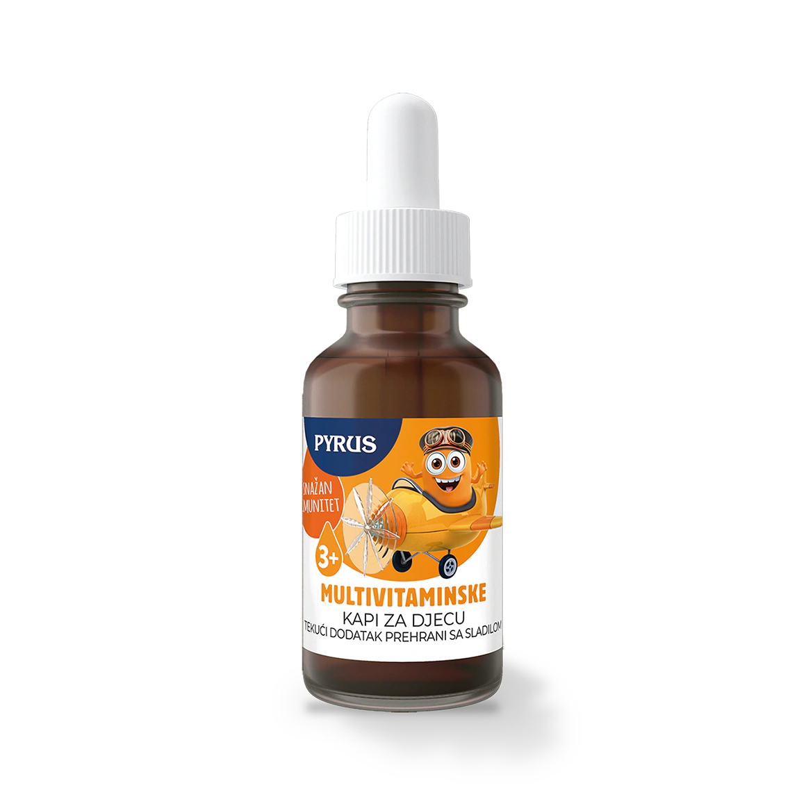 Multivitaminske kapi za djecu - okus borovnice, sladilo fruktoza