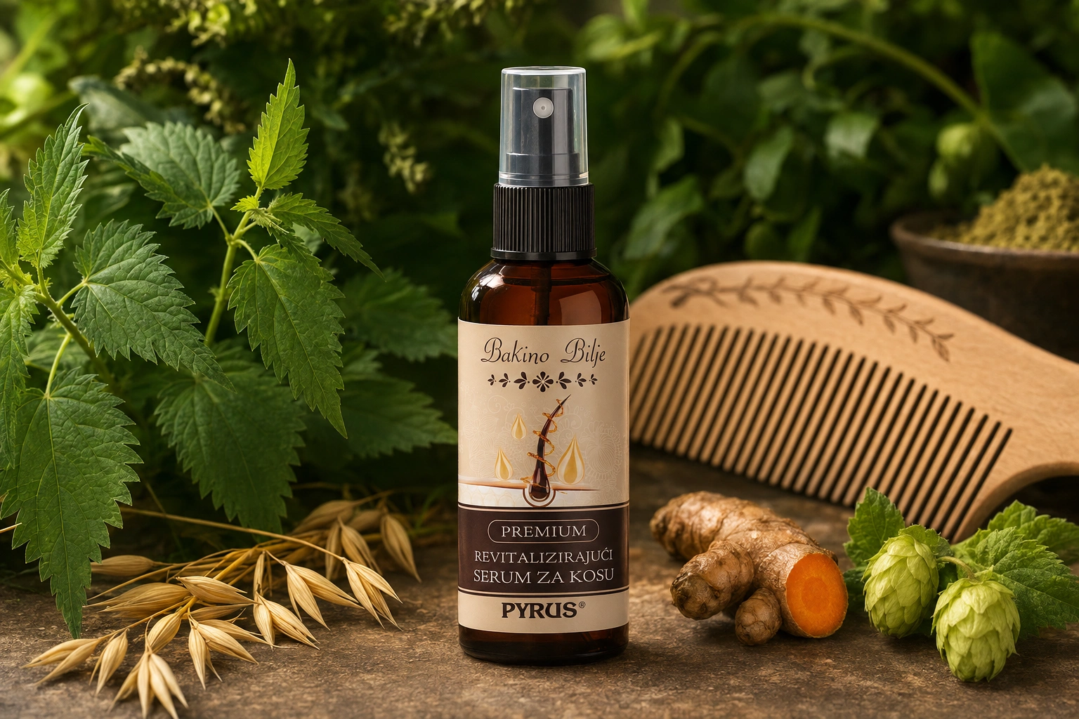 Premium revitalizirajući serum za kosu - fotografija 1