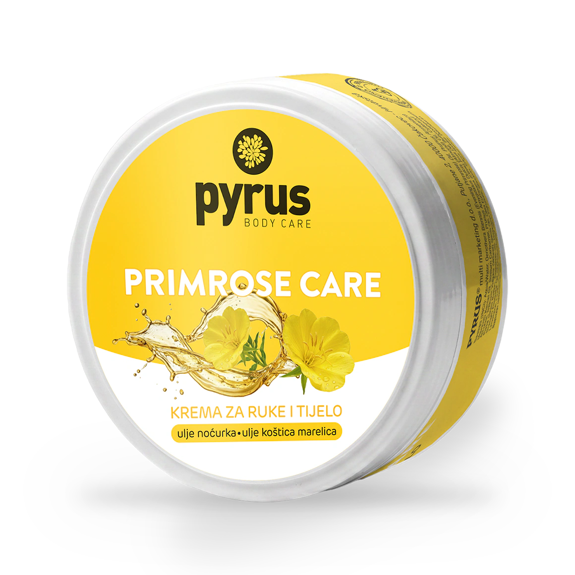 Primrose care krema za ruke i tijelo - s uljem noćurka i uljem koštica marelice