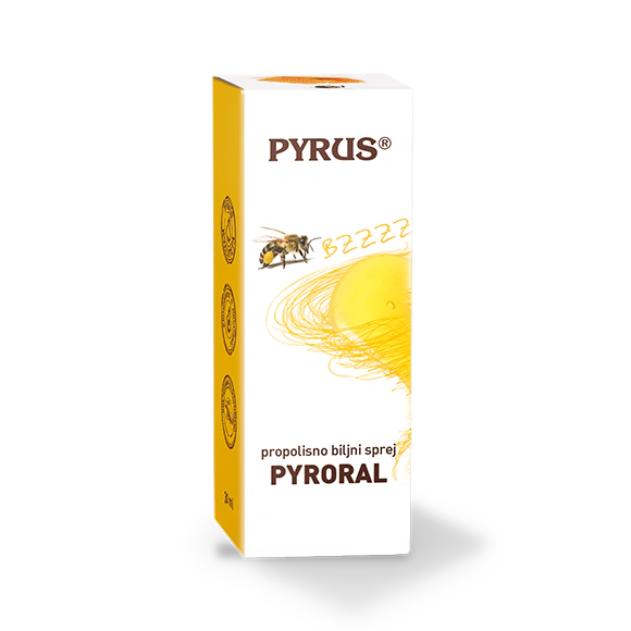 PYRORAL propolisno biljni sprej s kaduljom - kutija
