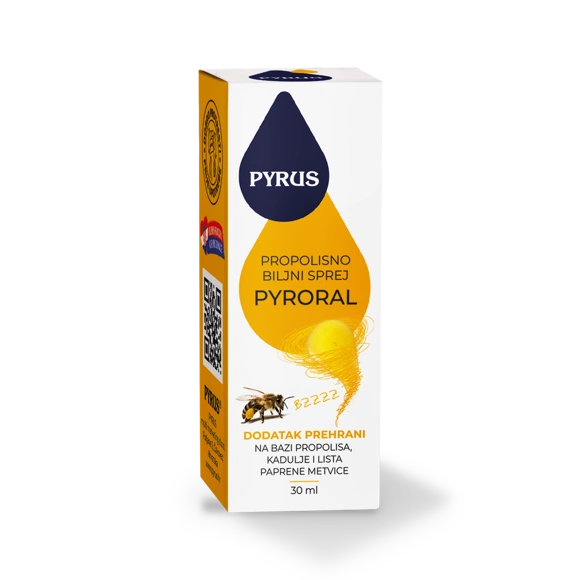 PYRORAL propolisno biljni sprej s kaduljom - kutija