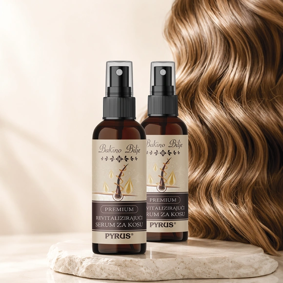 Premium revitalizirajući serum za kosu (2 kom u setu) - keratin, pro-vitamin B5, kana, kopriva, zob, kurkuma, hmelj