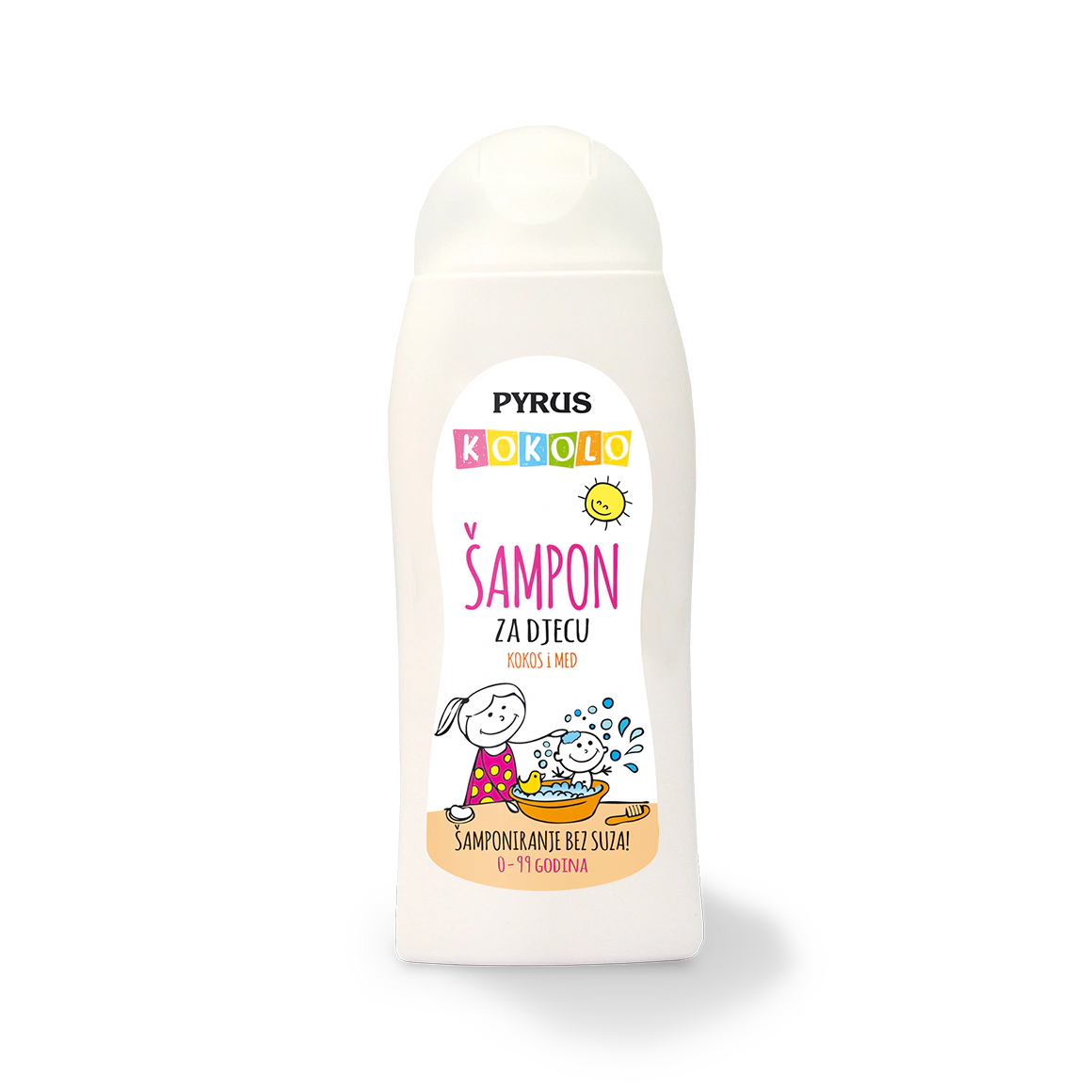 Šampon za djecu - s kokosom i medom