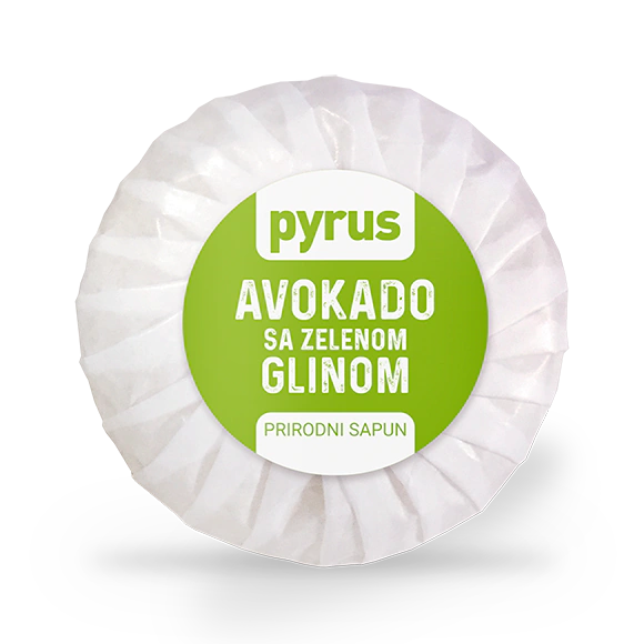 Sapun avokado sa zelenom glinom