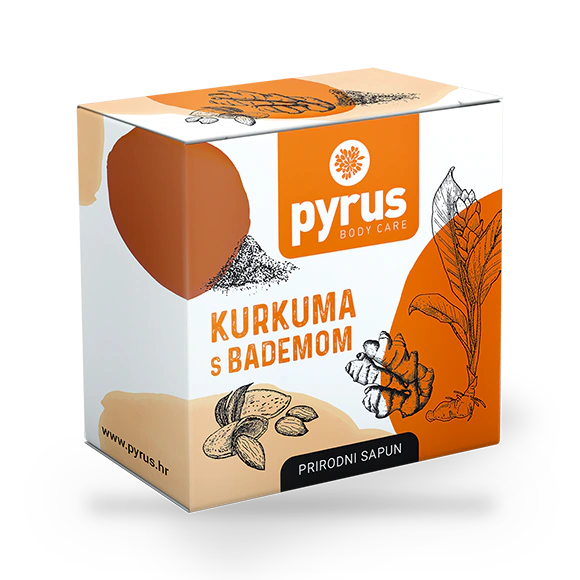 Sapun kurkuma s bademom - kutija