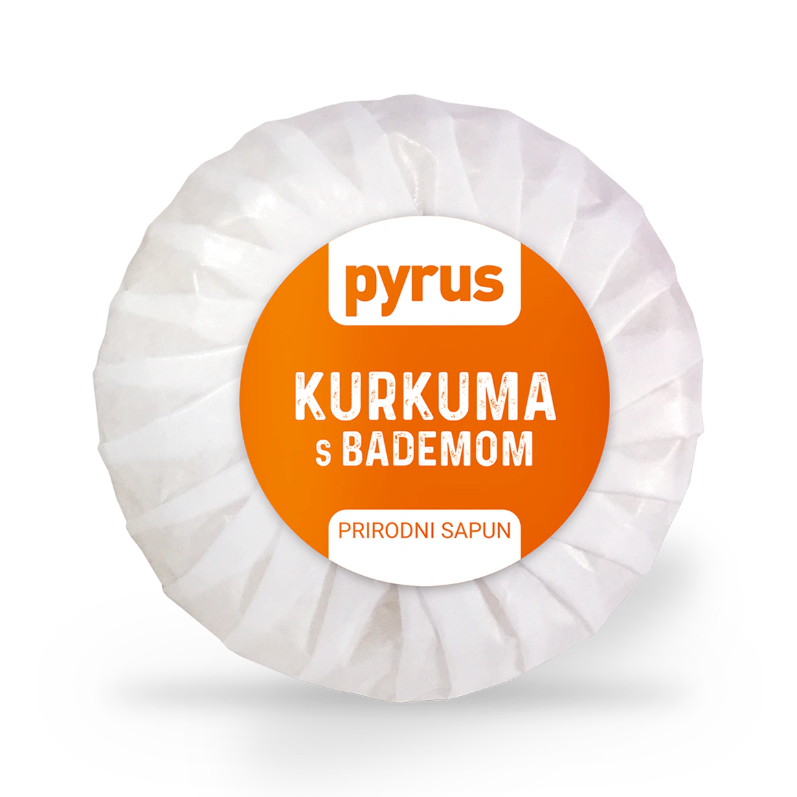 Sapun kurkuma s bademom - prirodni, blagi, ekstra fini piling sapun