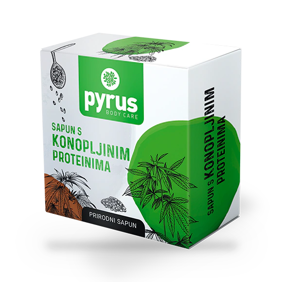 Sapun s konopljinim proteinima - kutija