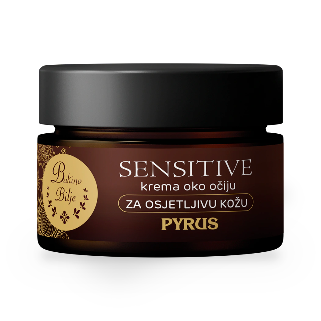 Sensitive krema oko očiju za osjetljivu i normalnu kožu - hijaluronska kiselina, urea, cink, Q10, arnika, vitamin E