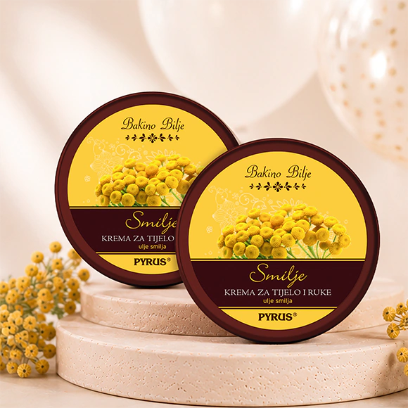 Smilje krema za tijelo i ruke 150 ml (2 kom u setu)
