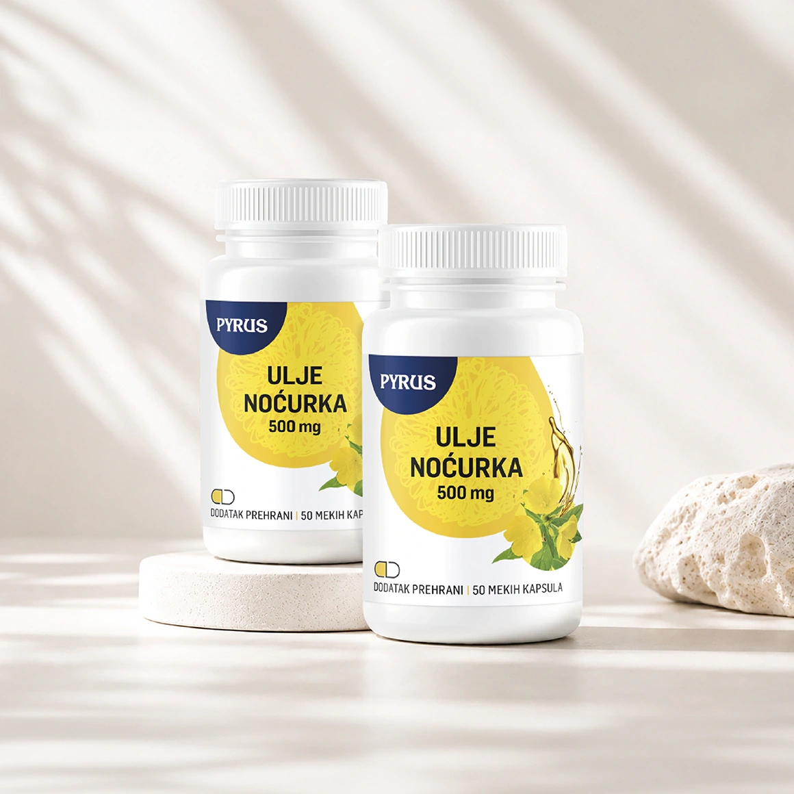 Ulje noćurka 500 mg 50 soft cps (2 kom u setu) - sadrži esencijalnu masnu kiselinu GLA; QNP™ tehnologija