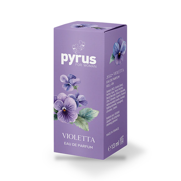 VIOLETTA eau de parfum, roll on - kutija